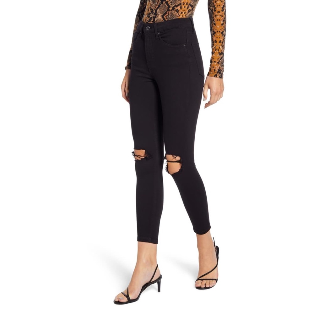{NWOT}Topshop Jamie High Waist Ripped Skinny Jeans